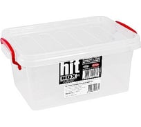Прямоугольный контейнер BORA 18 л, ДхШхВ 450x300x180 мм, с крышкой на зажимах, пластик ПЛ-BO440