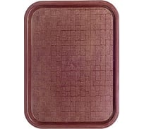 Прямоугольный поднос BORA ДхШ 408x303 мм, пластик, серый ПЛ-BO226g