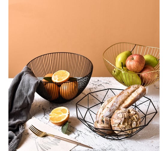 Фруктовница ZDK Kitchen, Fruit, цвет черный, 26x26x11,5 см 371563