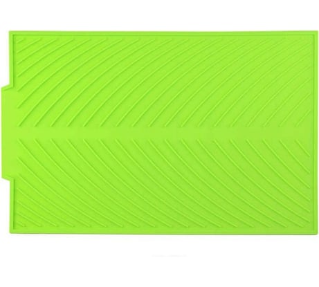 Силиконовый коврик для сушки посуды ZDK Homium зеленый sil_0002