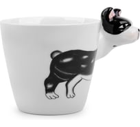 Кружка ZDK Kitchen, Animals, Dogs, 400 мл мопс cup4