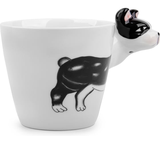 Кружка ZDK Kitchen, Animals, Dogs, 400 мл мопс cup4