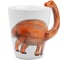 Кружка ZDK Kitchen, Animals, Dinosaur, 400 мл, оранжевый cup3 1