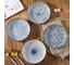 Тарелка ZDK Kitchen, Japanese Collection, цвет голубой, 17,5 см спирали 371593 3