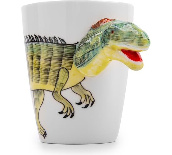 Кружка ZDK Kitchen, Animals, Dinosaur, 400 мл, зеленый cup2