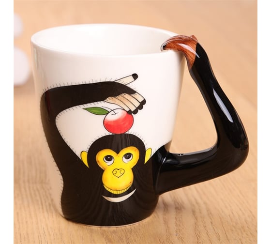 Кружка ZDK Kitchen, Animals, Monkey, 400 мл cup5
