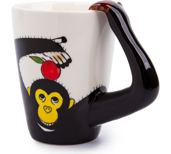 Кружка ZDK Kitchen, Animals, Monkey, 400 мл cup5