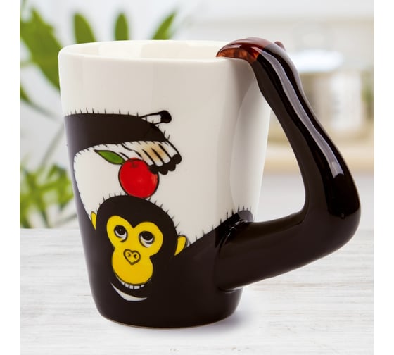Кружка ZDK Kitchen, Animals, Monkey, 400 мл cup5