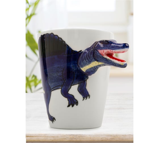 Кружка ZDK Kitchen, Animals, Dinosaur, 400 мл, синий cup1