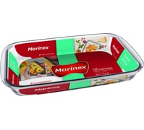 Прямоугольная стеклянная форма для запекания Marinex 2.2 л, 35x21.6x5.4 см Б0024522