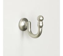 Крючок для шторного подхвата Эскар 2 шт, матовый никель 3172547545