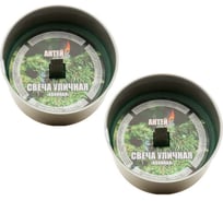 Уличная свеча Антей Candle 100x52 мм, хвойная, 2 шт 5060005