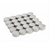 Чайная свеча Lumi эконом 8x37 мм, белая, 25 шт 123355_25