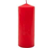 Свеча Lumi бочонок 70x180 мм, цвет красный 5070867