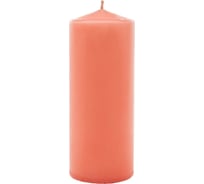 Свеча Lumi бочонок 70x180 мм, цвет лососевый 5070884