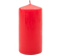 Свеча Lumi бочонок 50x100 мм, цвет красный 5070863