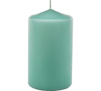 Свеча Lumi бочонок 70x120 мм, цвет бирюзовый 5070856