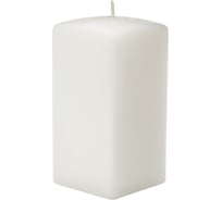 Свеча Lumi призма квадратная 60x60x120 мм, цвет белый 5078120