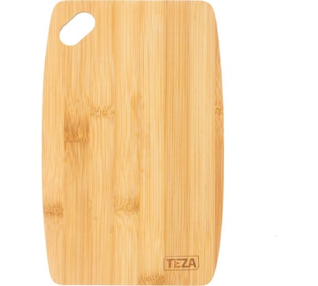 Разделочная доска TEZA Tenerezza c вырезной ручкой, 25x16x1 см, бамбук 40-005