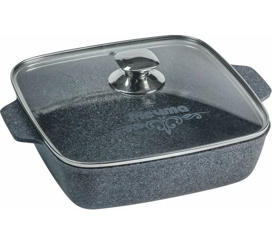 Квадратная жаровня Мечта АП Premium grey 26х26 см 38901