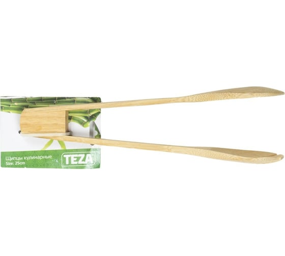 Кулинарные щипцы TEZA 25 см, бамбук 40-022