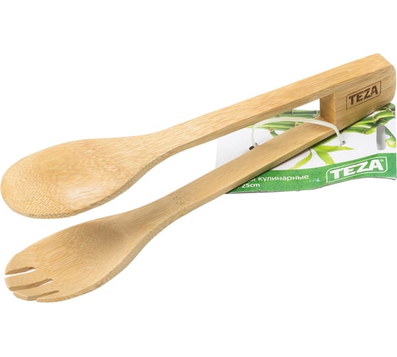Кулинарные щипцы TEZA 25 см, бамбук 40-022