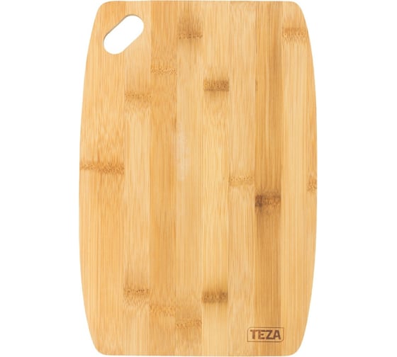 Разделочная доска TEZA Tenerezza c вырезной ручкой, 30x20x1,2 см, бамбук 40-006