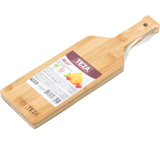 Разделочная доска TEZA Merlot 33х10х1,5 см, бамбук 40-034