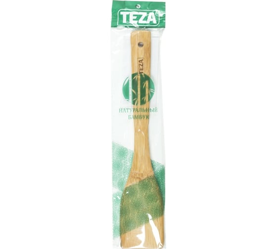 Лопатка TEZA прямая, 30 см, бамбук 40-016