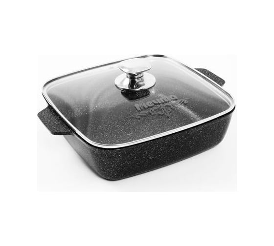 Индукционная квадратная жаровня Мечта АП Гранит black Induction Pro 26х26 см 38802И 1