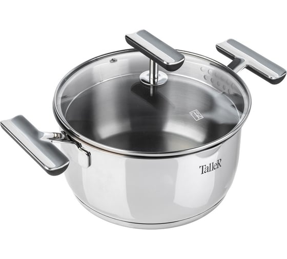 Кастрюля TALLER с крышкой 20x10.5 см, 3,0 л TR-17247