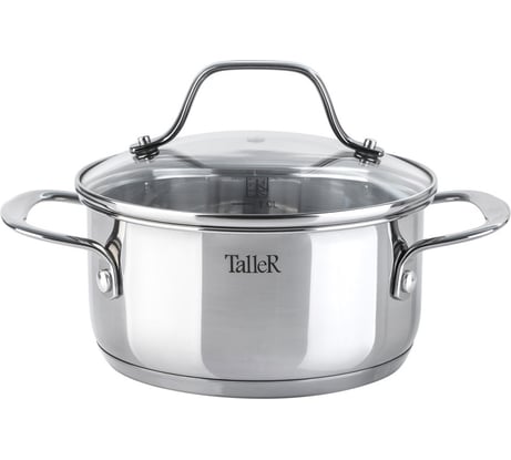 Кастрюля TALLER Элиас с крышкой, 18x9 см, 2,0 л TR-11082