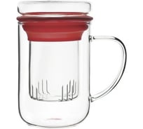 Кружка для заваривания TALLER с фильтром, боросиликатное стекло, 400 мл TR-99006