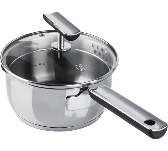 Ковш TALLER с крышкой, 16 см, 1.5 л, толщина дна 4.0 мм TR-7245