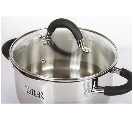 Кастрюля TALLER 22х11 см 4,0 л внешний диаметр дна 20,5 см TR-7194