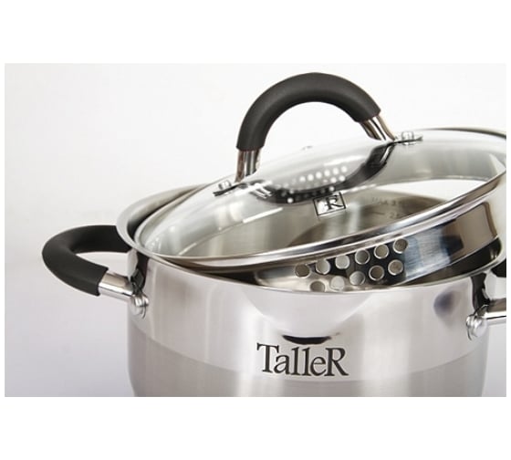Кастрюля TALLER 22х11 см 4,0 л внешний диаметр дна 20,5 см TR-7194