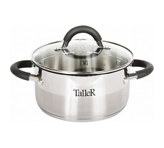 Кастрюля TALLER 18х9 см 2,0 л внешний диаметр дна 16,5 см TR-7192