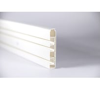 Трехрядный карниз Волшебная палочка ПВХ с фурнитурой 2,4 м УТ000074451