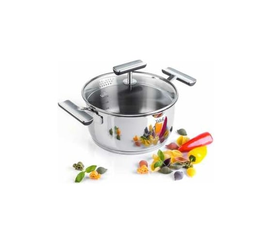 Кастрюля TALLER с крышкой 24х12.4 см, 5,3 л TR-7248