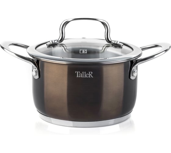 Кастрюля TALLER Брауни с крышкой, 16 см, 1,9 л TR-17291 1