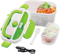 Электрический ланч-бокс для авто Beroma с подогревом зеленый 07706032