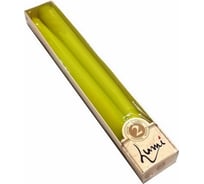 Античная свеча Lumi 22x250 мм, цвет лайм, 2 шт 5070664