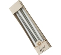 Античная свеча Lumi 22x250 мм, цвет серебро, 3 шт 5070646