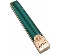 Античная свеча Lumi 22x250 мм, цвет бирюзовый, 2 шт 5070663