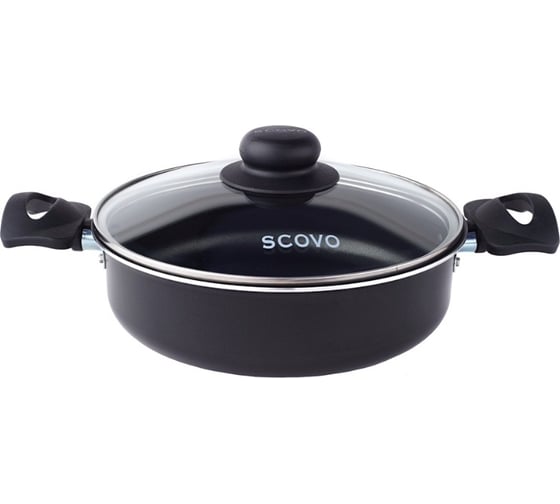 Жаровня SCOVO Consul 20 + стеклянная крышка RC-038