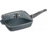 Квадратная сковорода Мечта Premium grey 26 см, со съемной ручкой и стеклянной крышкой с027901 1