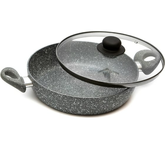 Жаровня SCOVO Stone Pan d240 стеклянная крышка ST-040