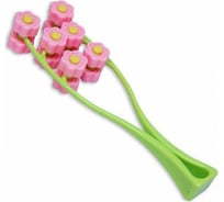 Массажный роллер для упругости кожи лица Beroma Цветок Розовый 07705841