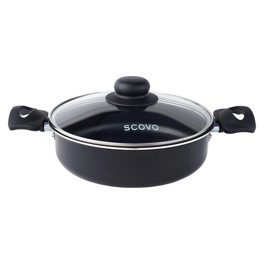 Жаровня SCOVO 26 + стеклянная крышка RC-041 - выгодная цена, отзывы ...