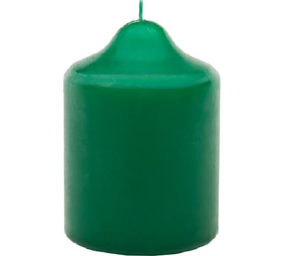 Свеча Антей Candle бочонок 40x60 мм, цвет: зеленый, запах: яблоко 5070925